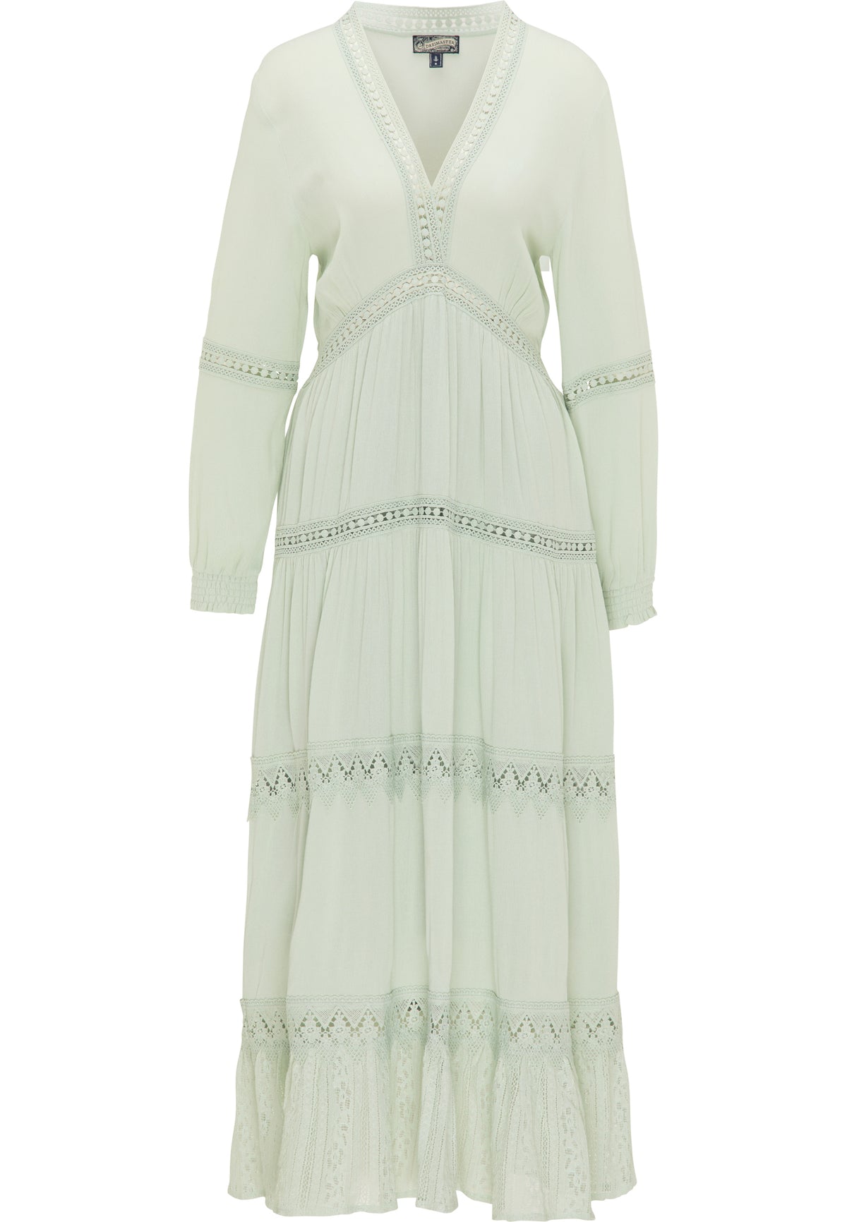 DreiMaster Vintage Damen-Maxikleid