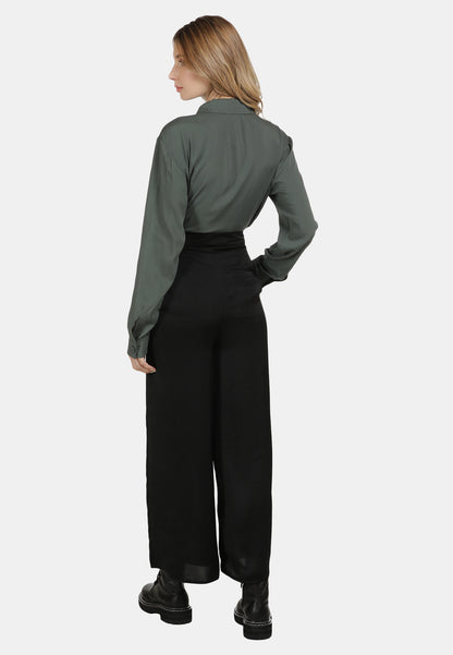 DreiMaster Vintage Damen-Satin-Culotte-Hose