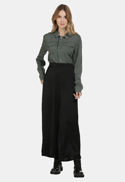 DreiMaster Vintage Kobiety satynowe spodnie kuloty