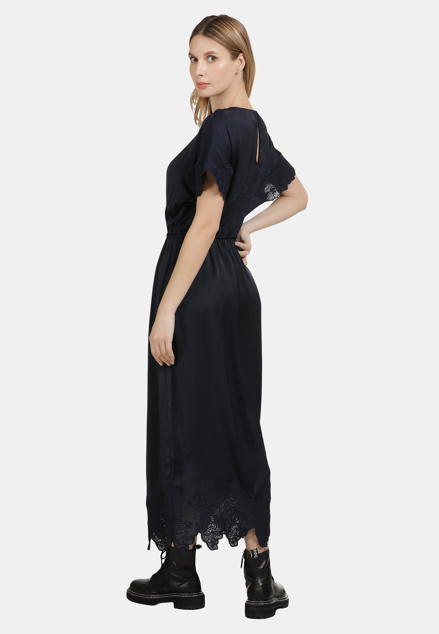 DreiMaster Vintage Women's Satinkleid
