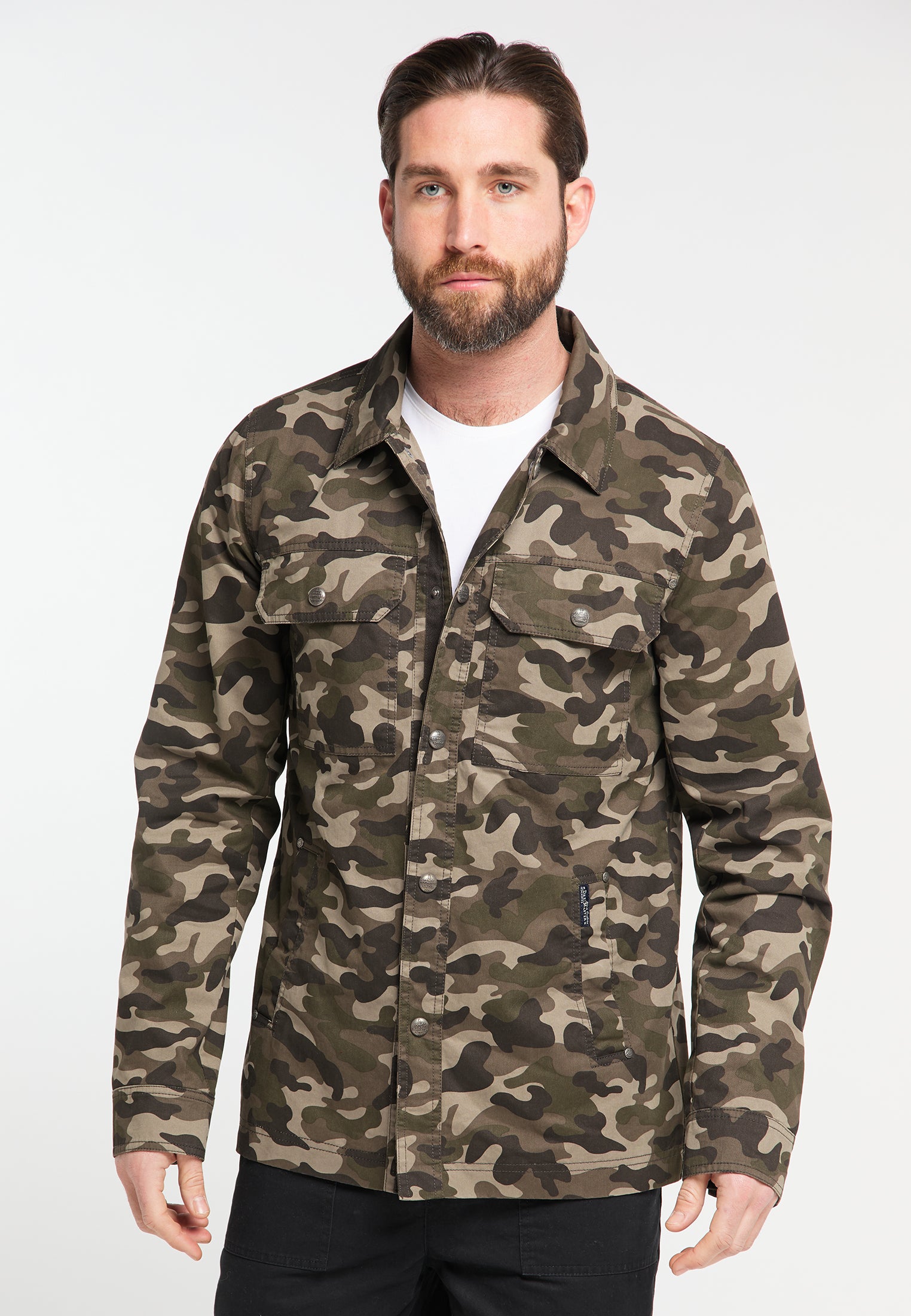 DreiMaster Vintage Herren Hemdjacke