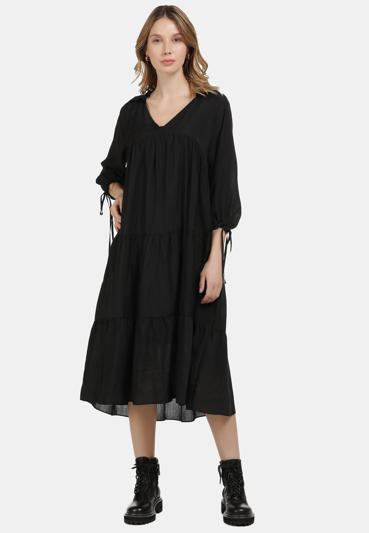 DreiMaster Vintage Women's Volantkleid