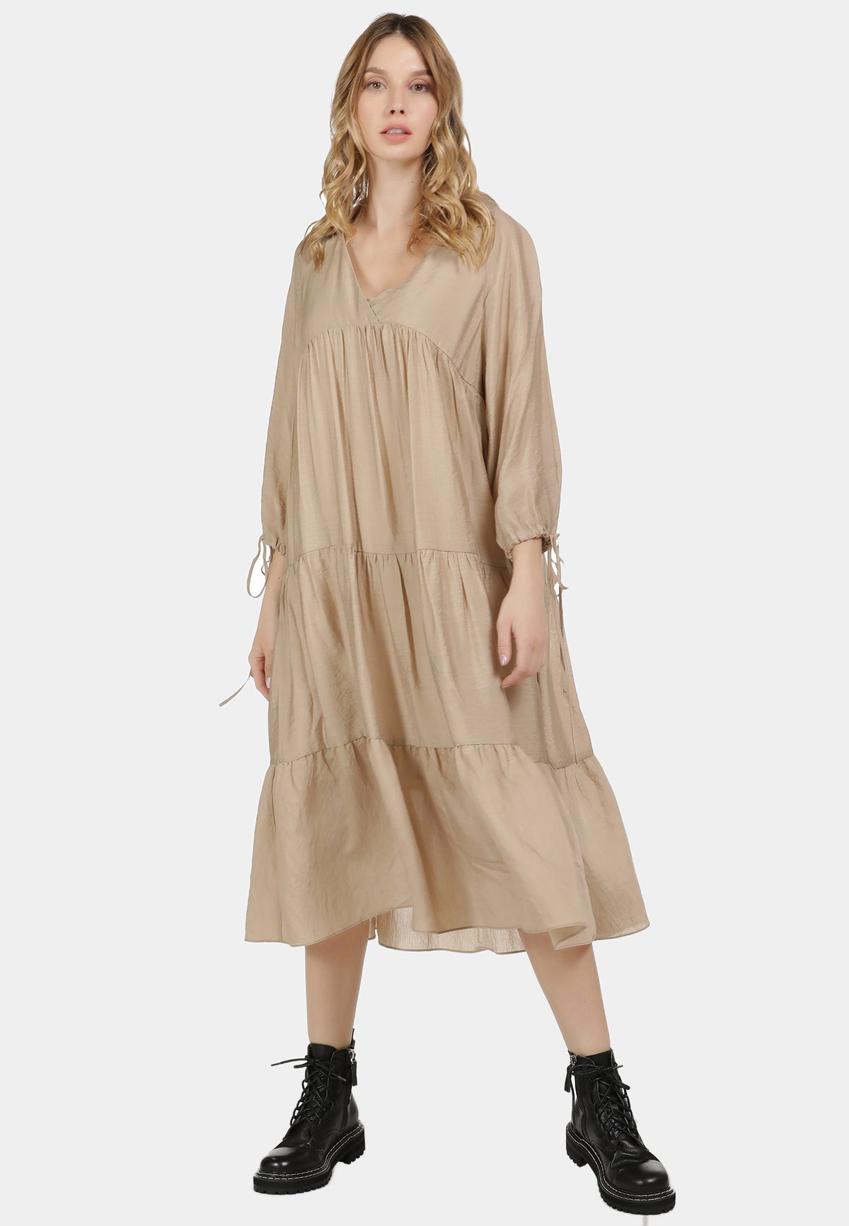 DreiMaster Vintage Women's Volantkleid