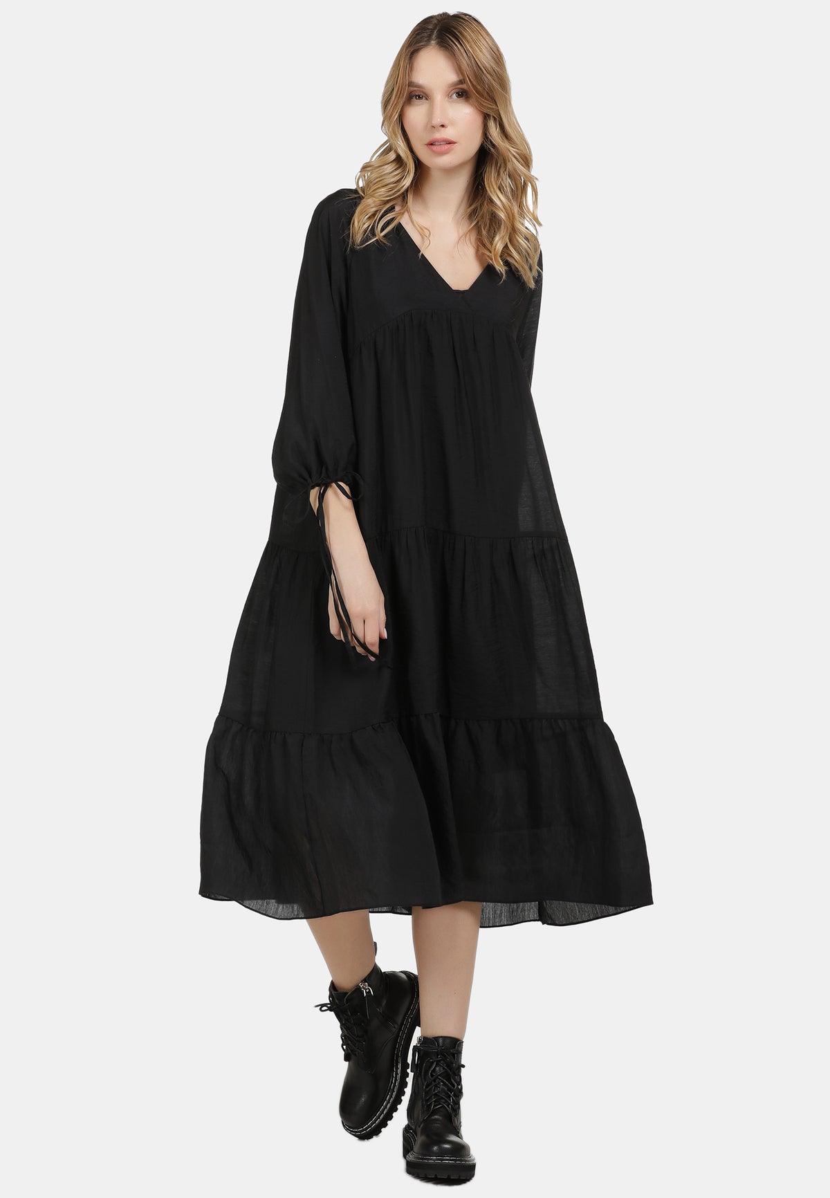 DreiMaster Vintage Women's Volantkleid
