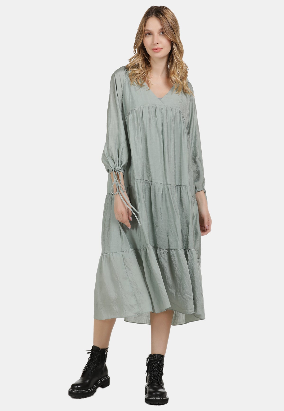 DreiMaster Vintage Women's Volantkleid