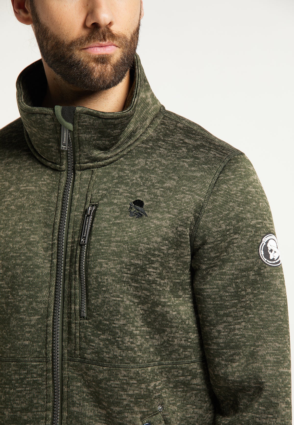 Schmuddelwedda Herren-Strickfleecejacke