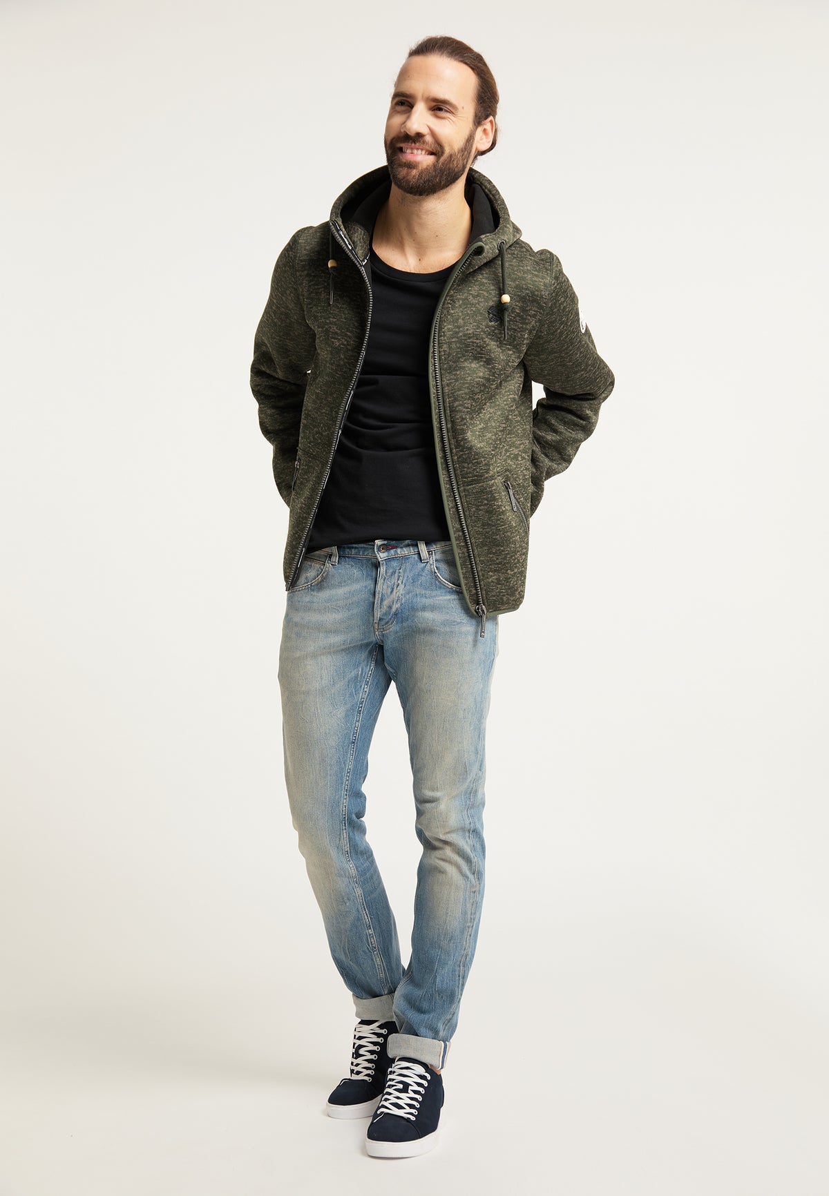 Schmuddelwedda Men's Strickfleecejacke