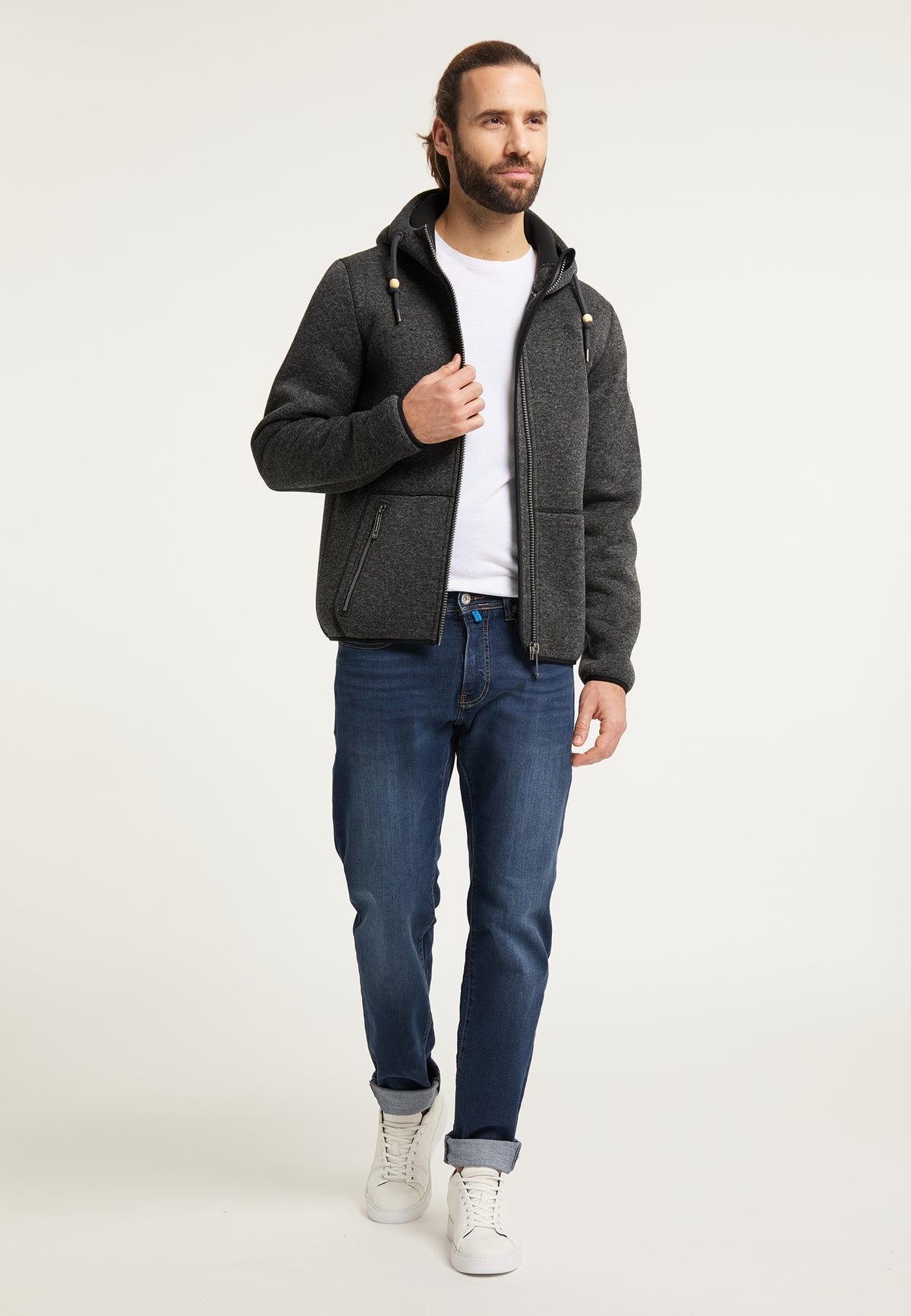 Schmuddelwedda Men's Strickfleecejacke