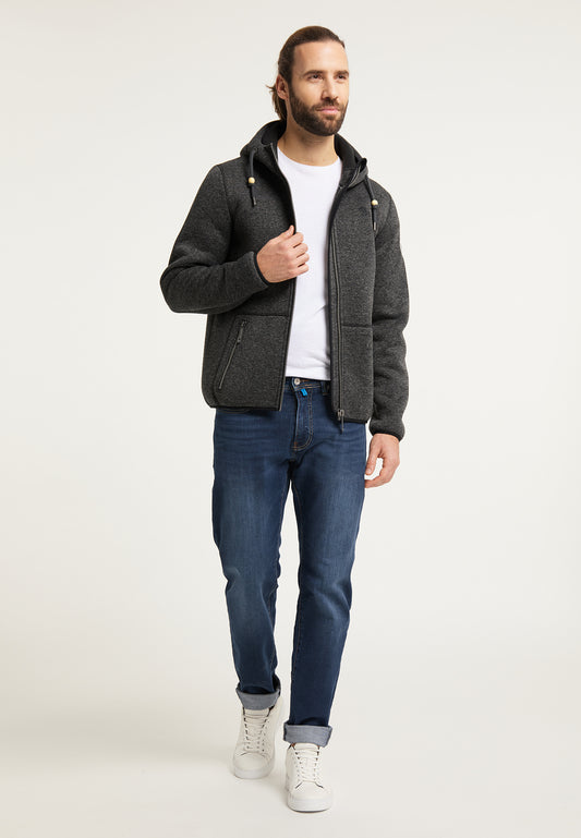 Schmuddelwedda Herren-Strickfleecejacke