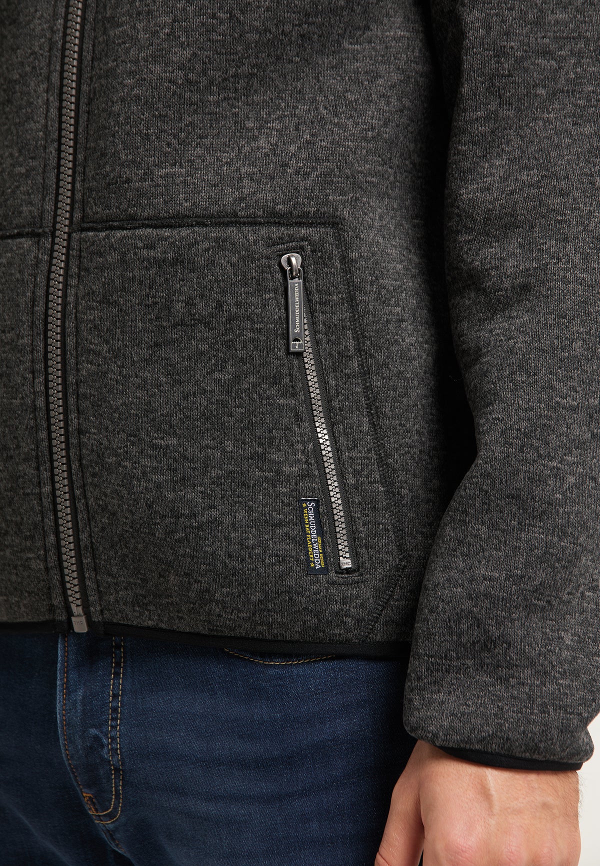 Schmuddelwedda Men's Strickfleecejacke