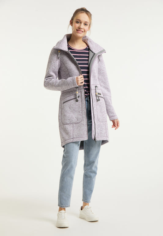Schmuddelwedda Damen-Strickfleecemantel