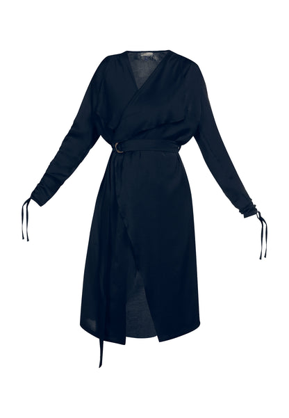 DreiMaster Vintage Damen Satinmantel