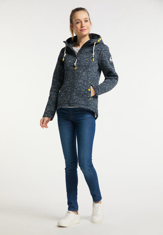 Schmuddelwedda Damen-Strickfleecejacke