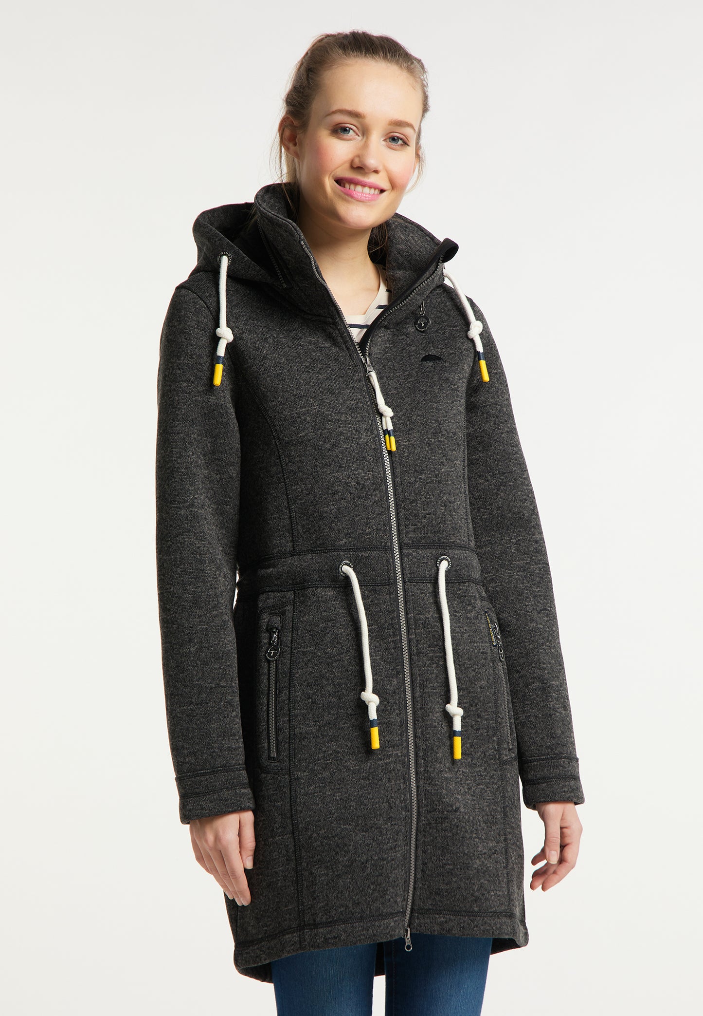 Schmuddelwedda Women's Knit Fleece Coat Schmuddelwedda