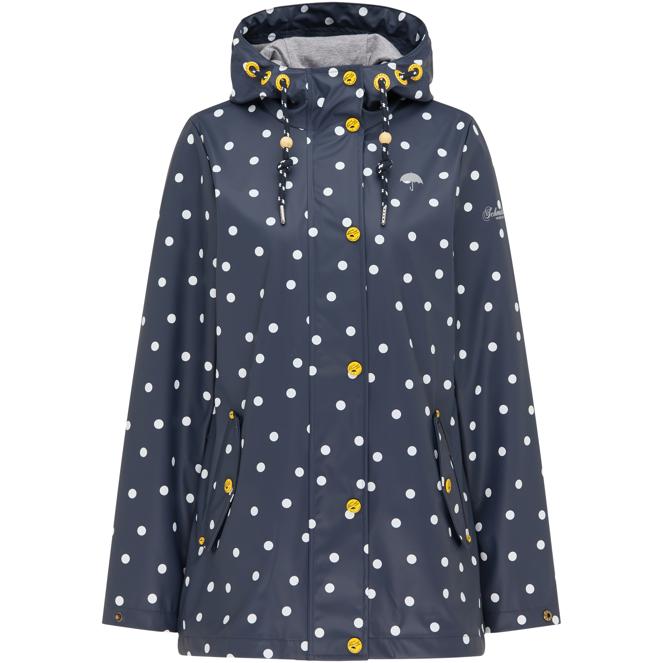 Schmuddelwedda Damen-Regenjacke mit Print