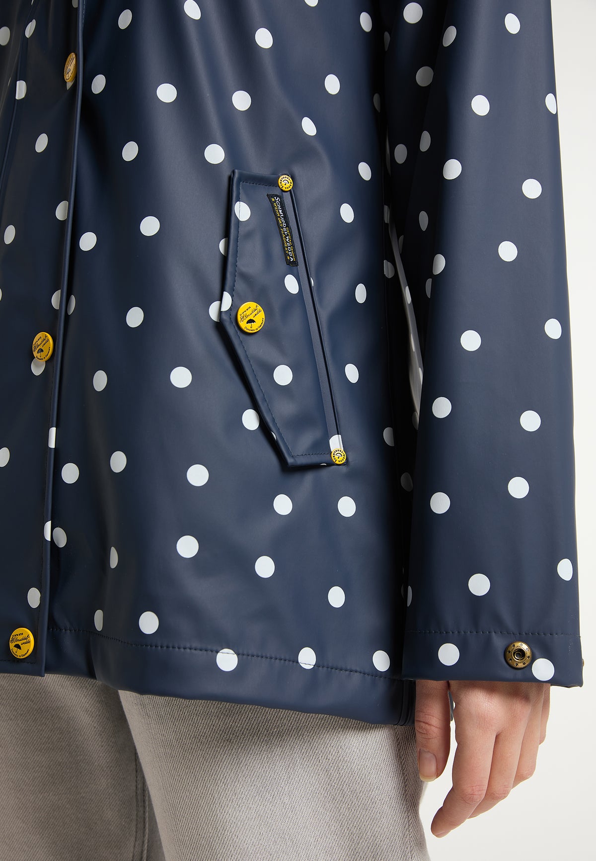 Schmuddelwedda Damen-Regenjacke mit Print