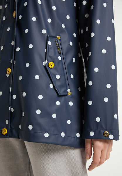 Schmuddelwedda Damen-Regenjacke mit Print