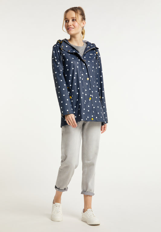 Schmuddelwedda Damen-Regenjacke mit Print