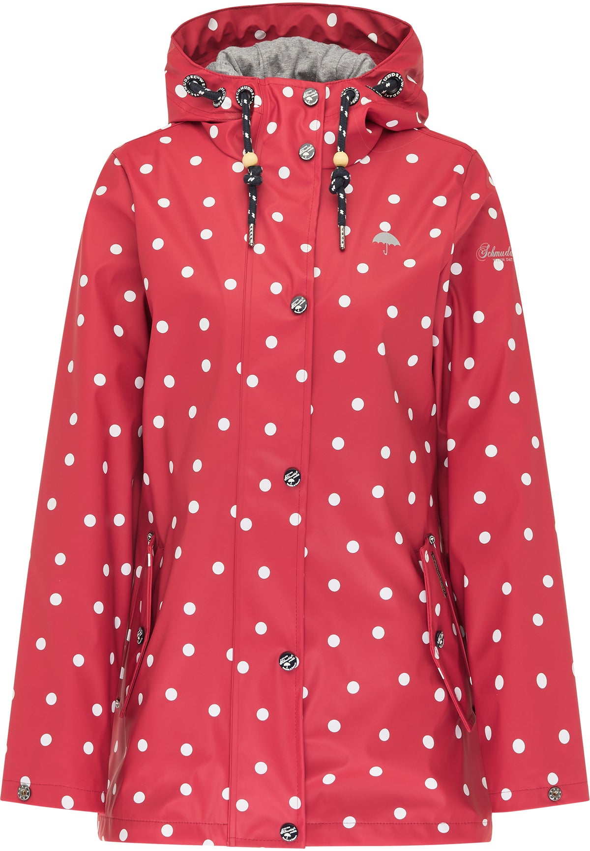 Schmuddelwedda Damen-Regenjacke mit Print