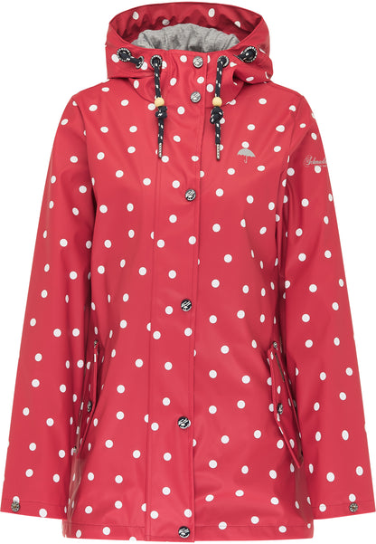 Schmuddelwedda Damen-Regenjacke mit Print