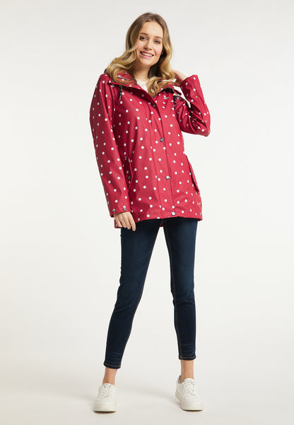 Schmuddelwedda Damen-Regenjacke mit Print