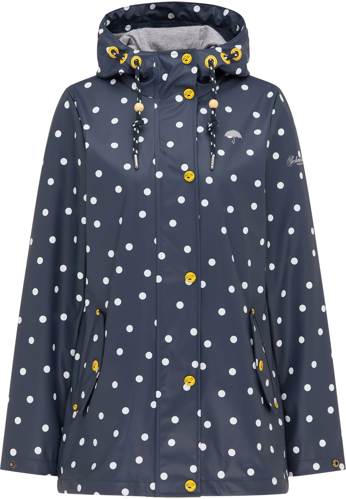 Schmuddelwedda Damen-Regenjacke mit Print
