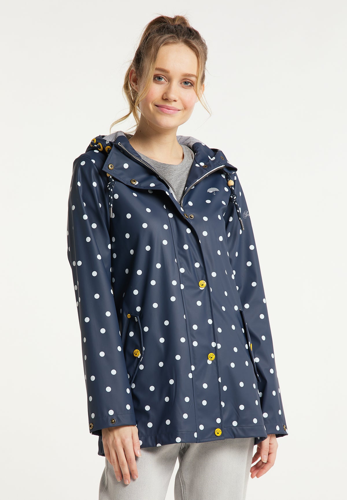 Schmuddelwedda Damen-Regenjacke mit Print