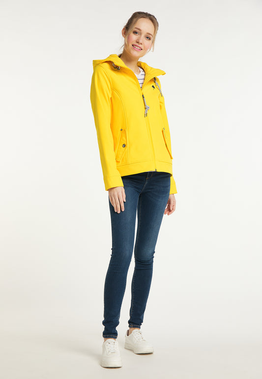 Schmuddelwedda Damen Softshelljacke mit Magic-Print