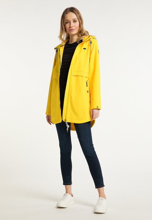 Schmuddelwedda Damen-Softshellmantel mit Magic Print