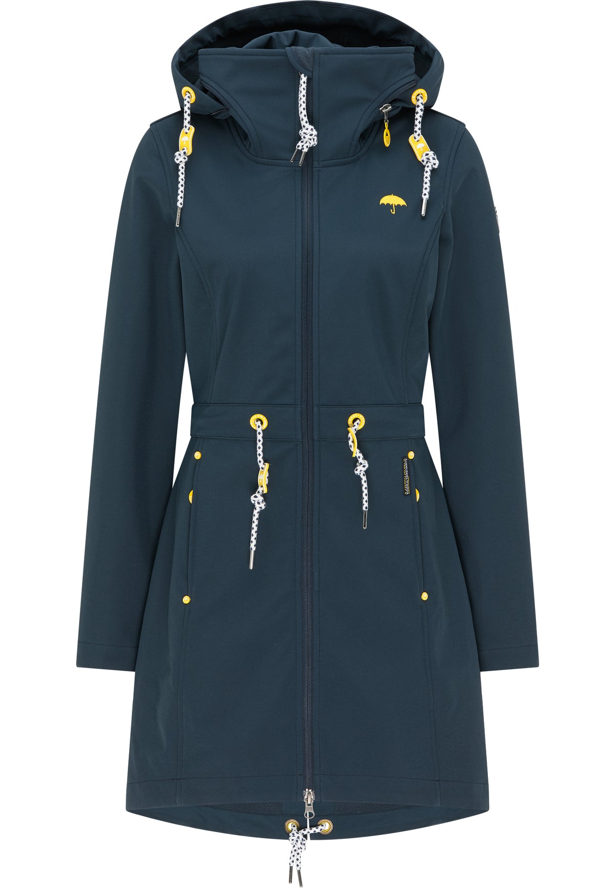 Schmuddelwedda Damen-Softshellmantel mit Magic-Print
