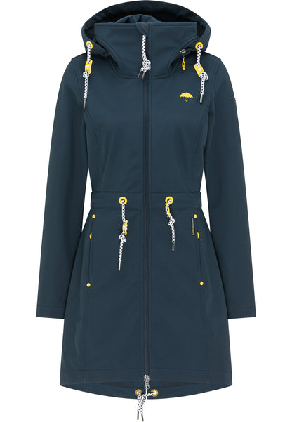 Schmuddelwedda Damen-Softshellmantel mit Magic-Print