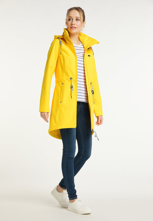 Schmuddelwedda Damen-Softshellmantel mit Magic-Print