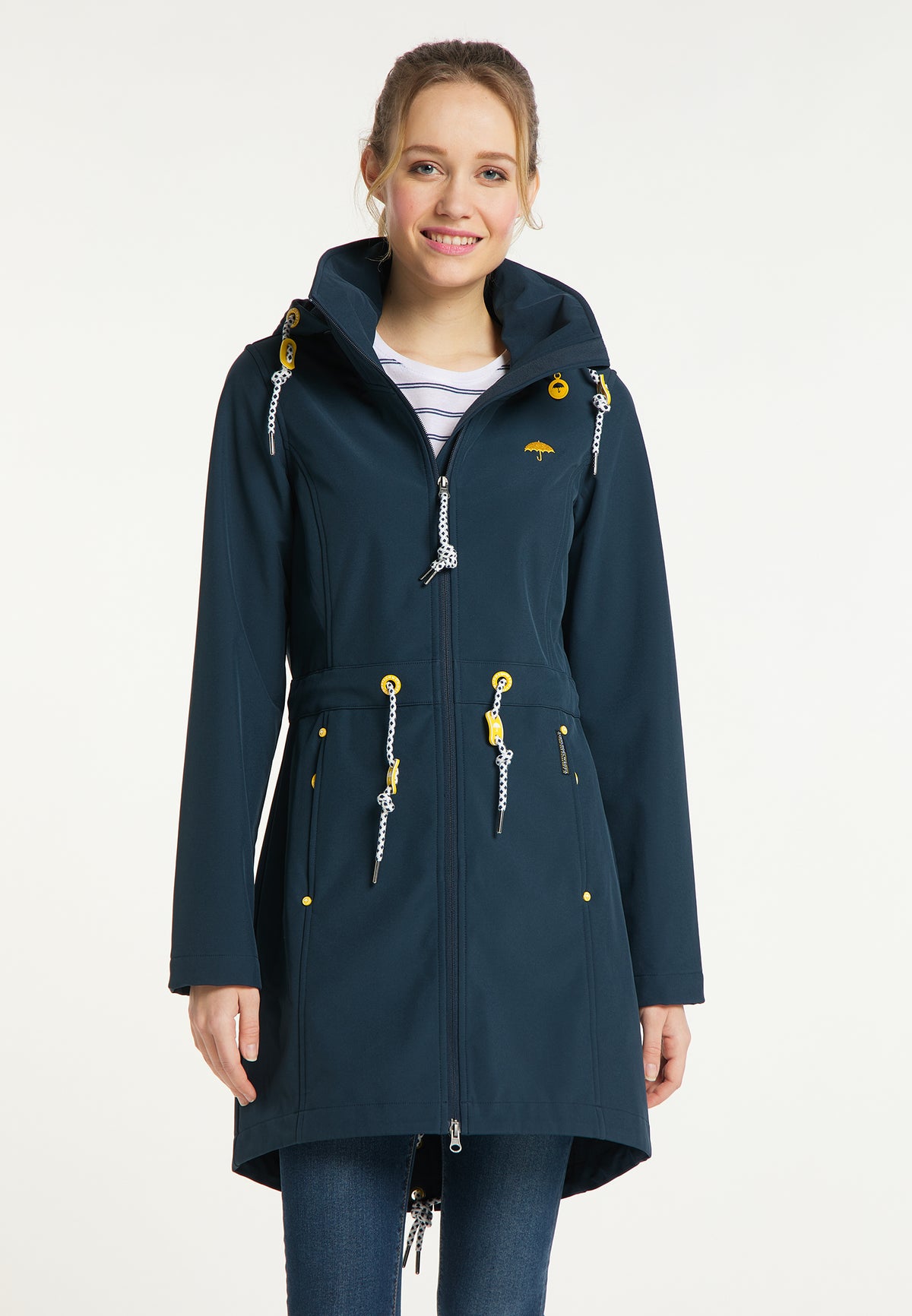 Schmuddelwedda Damen-Softshellmantel mit Magic-Print