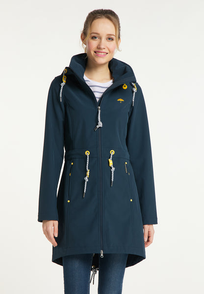 Schmuddelwedda Damen-Softshellmantel mit Magic-Print