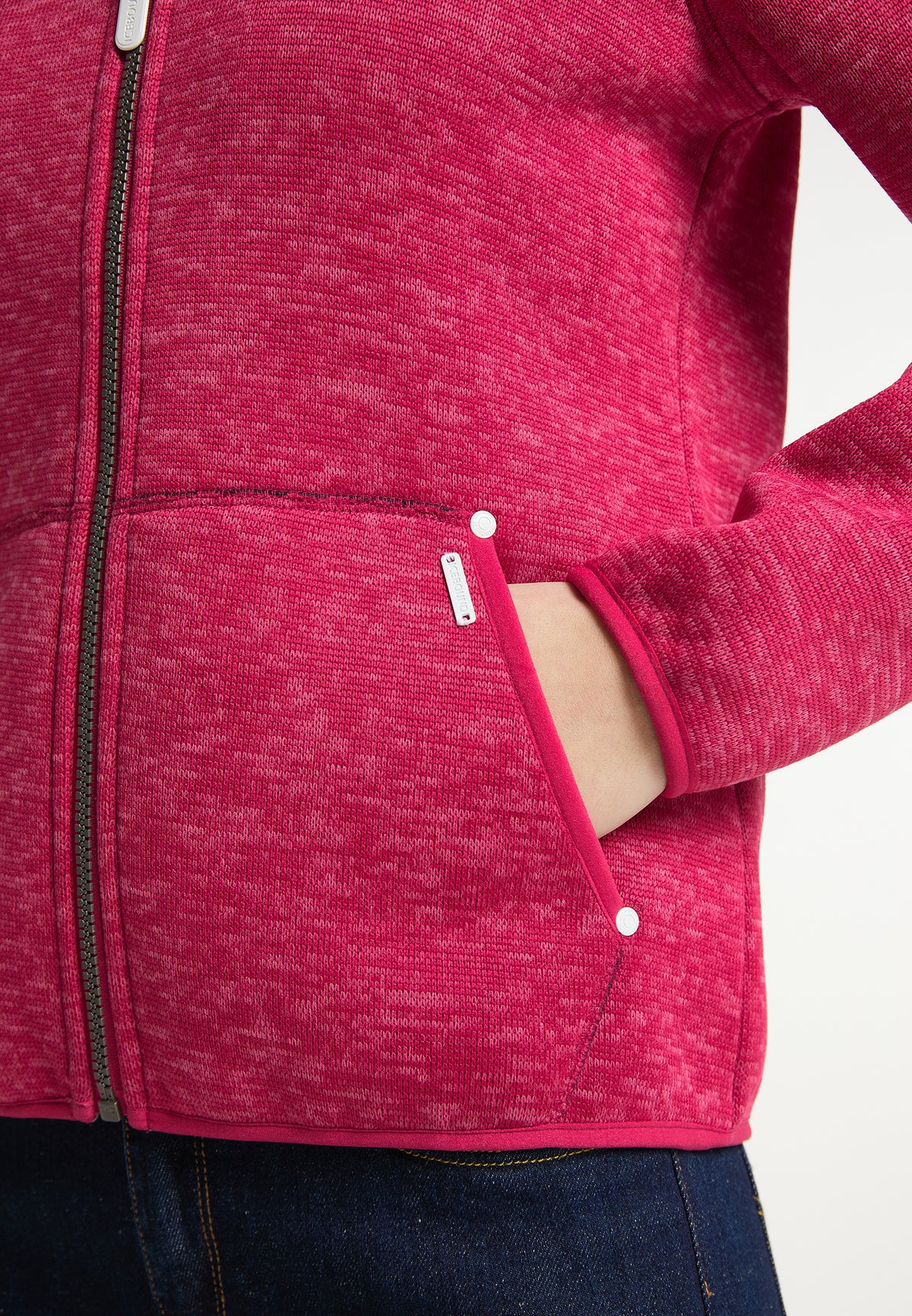 ICEBOUND Damen-Strickfleecejacke