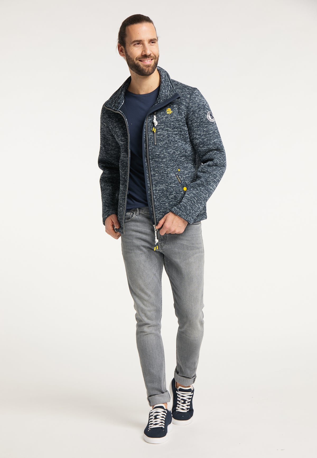 Schmuddelwedda Men's Strickfleecejacke