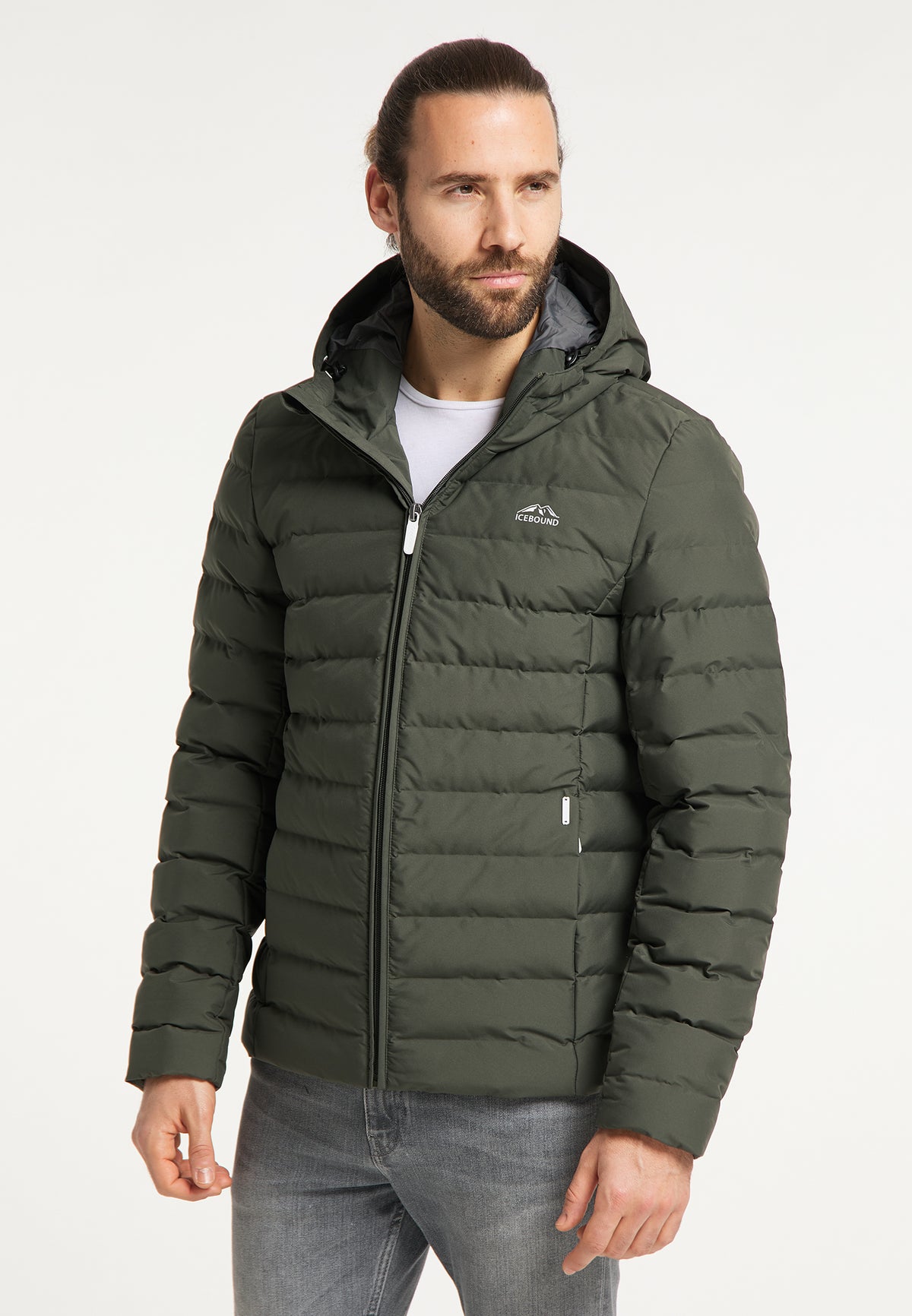 ICEBOUND Herren-Wattierte Jacke