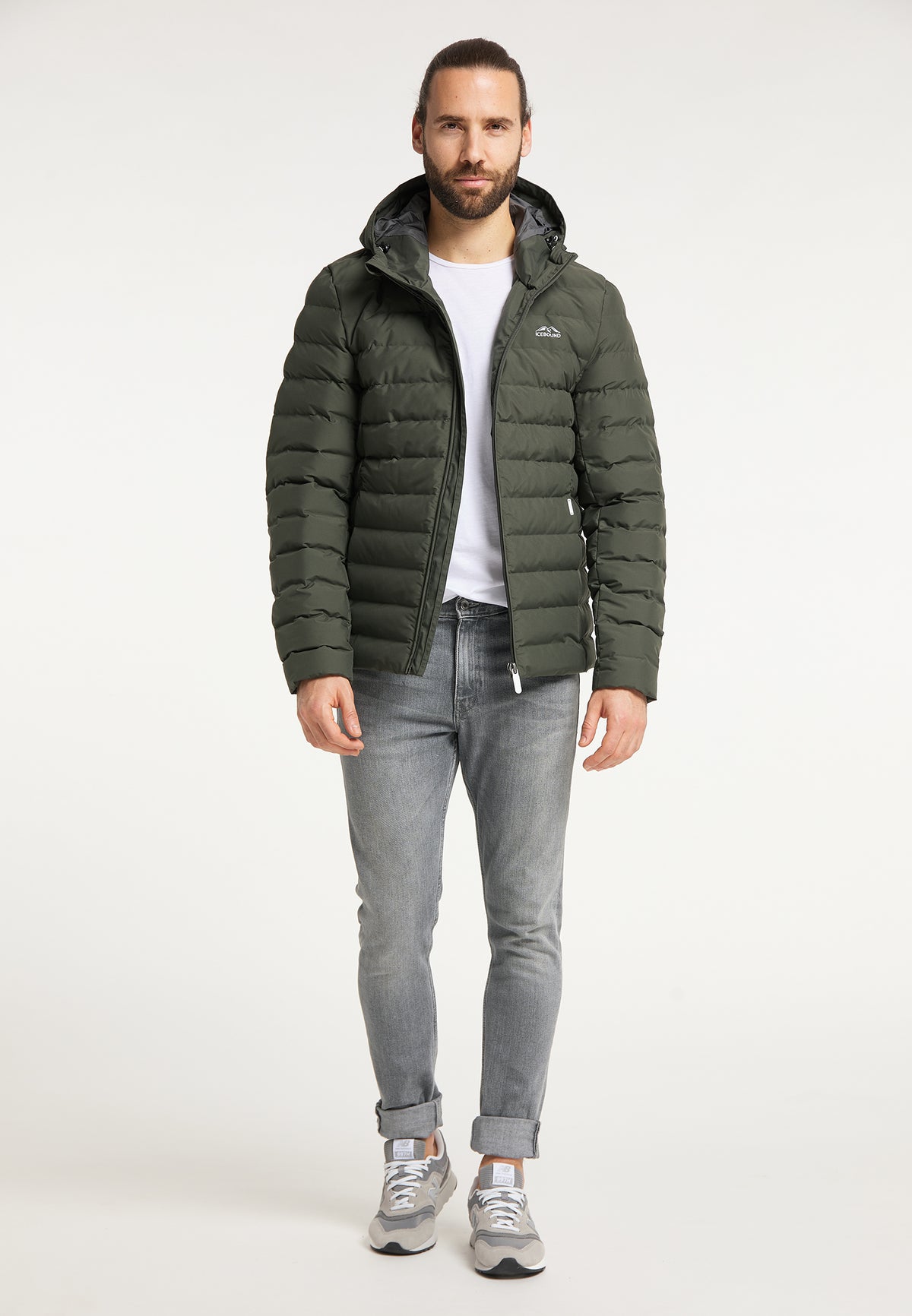 ICEBOUND Herren-Wattierte Jacke