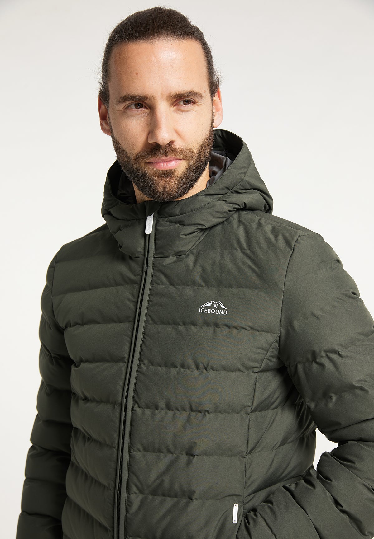 ICEBOUND Herren-Wattierte Jacke
