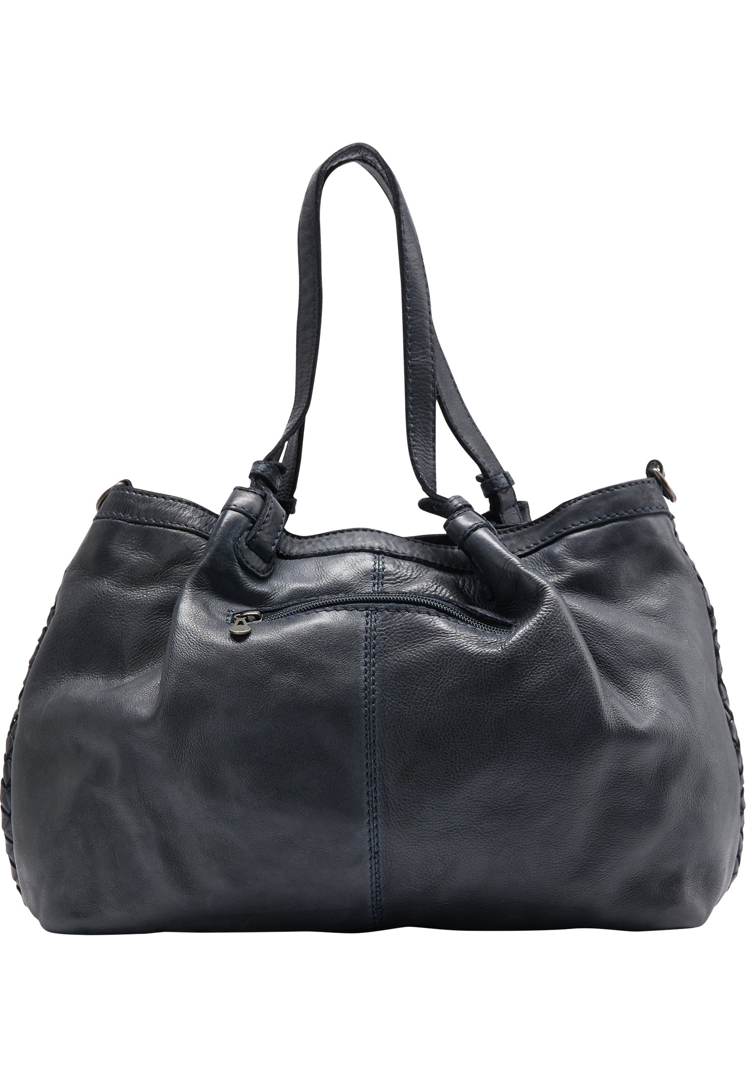 DreiMaster Vintage Damen Leder-Schultertasche