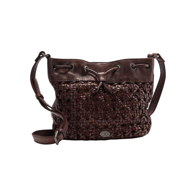 DreiMaster Vintage Women's Leder Umhängetasche