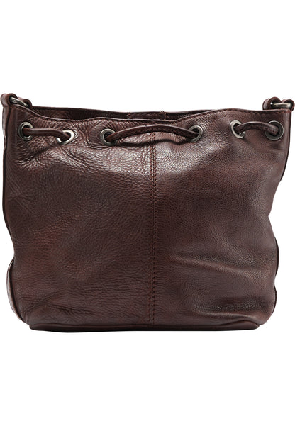 DreiMaster Vintage Women's Leder Umhängetasche
