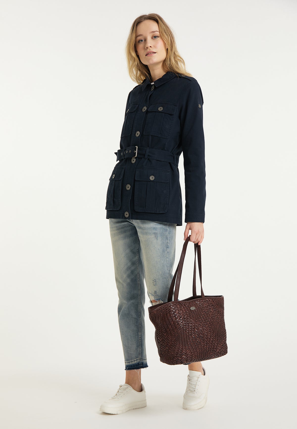 DreiMaster Vintage Women's Leder Shopper