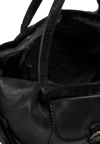 DreiMaster Vintage Damen Leder-Schultertasche