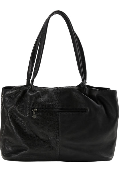 DreiMaster Vintage Damen Leder-Schultertasche