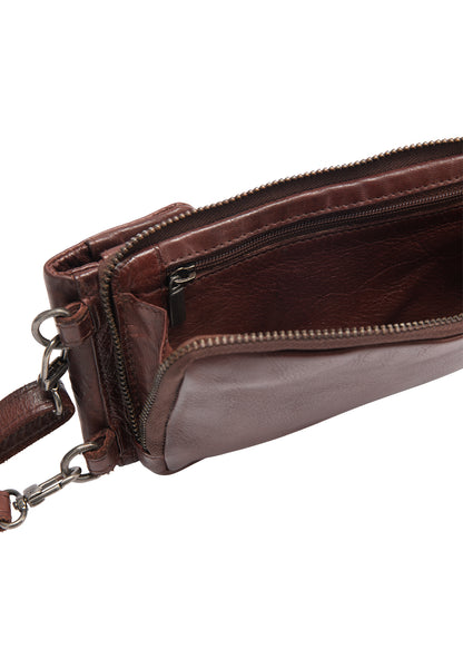 DreiMaster Vintage Men's Leder Umhängetasche