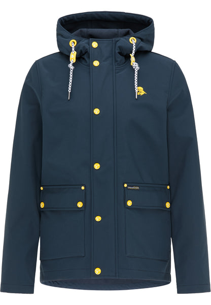 Schmuddelwedda Men's Softshelljacke mit Magic-Print