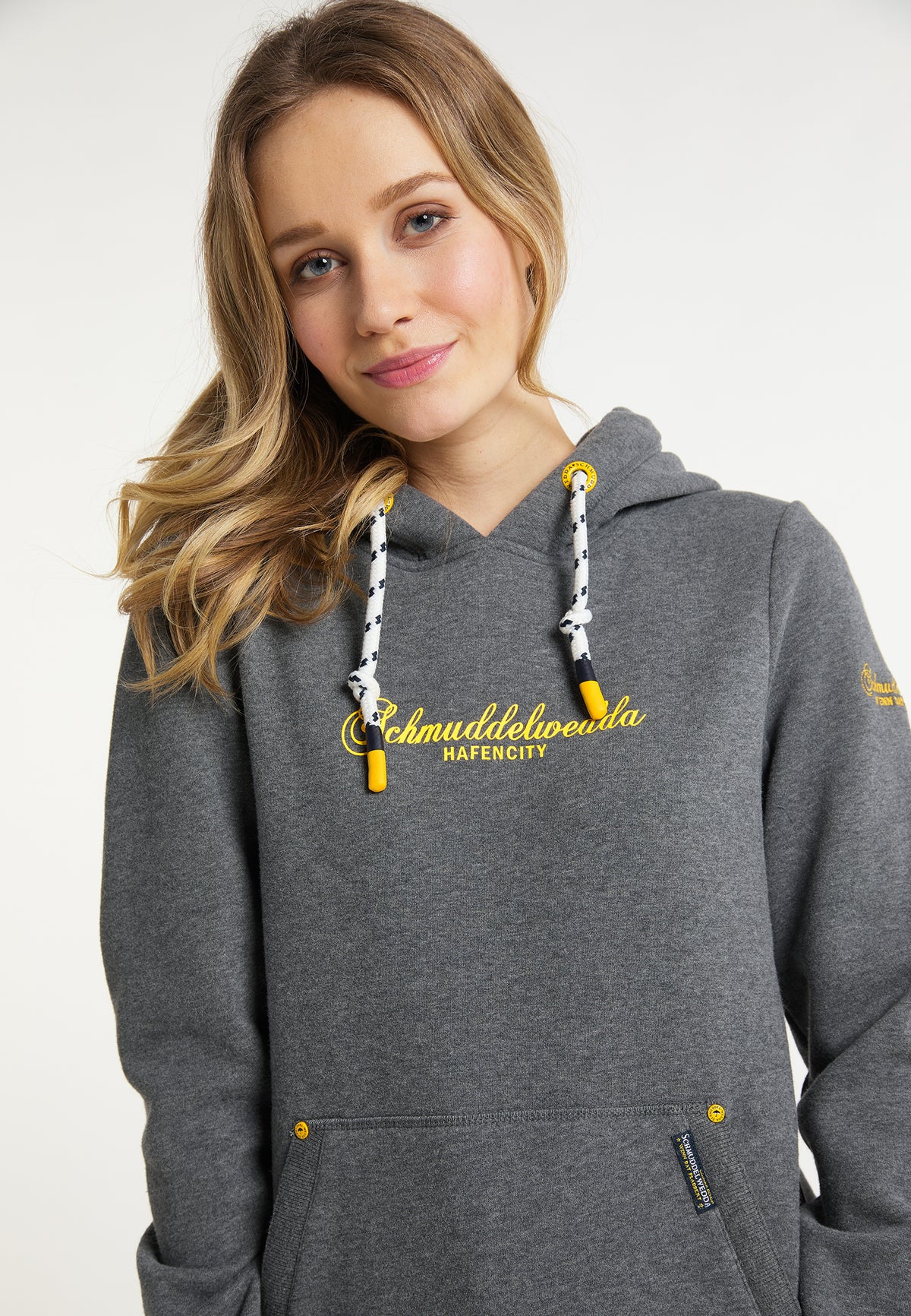 Schmuddelwedda Damen-Hoodie – Hamburg Hafencity