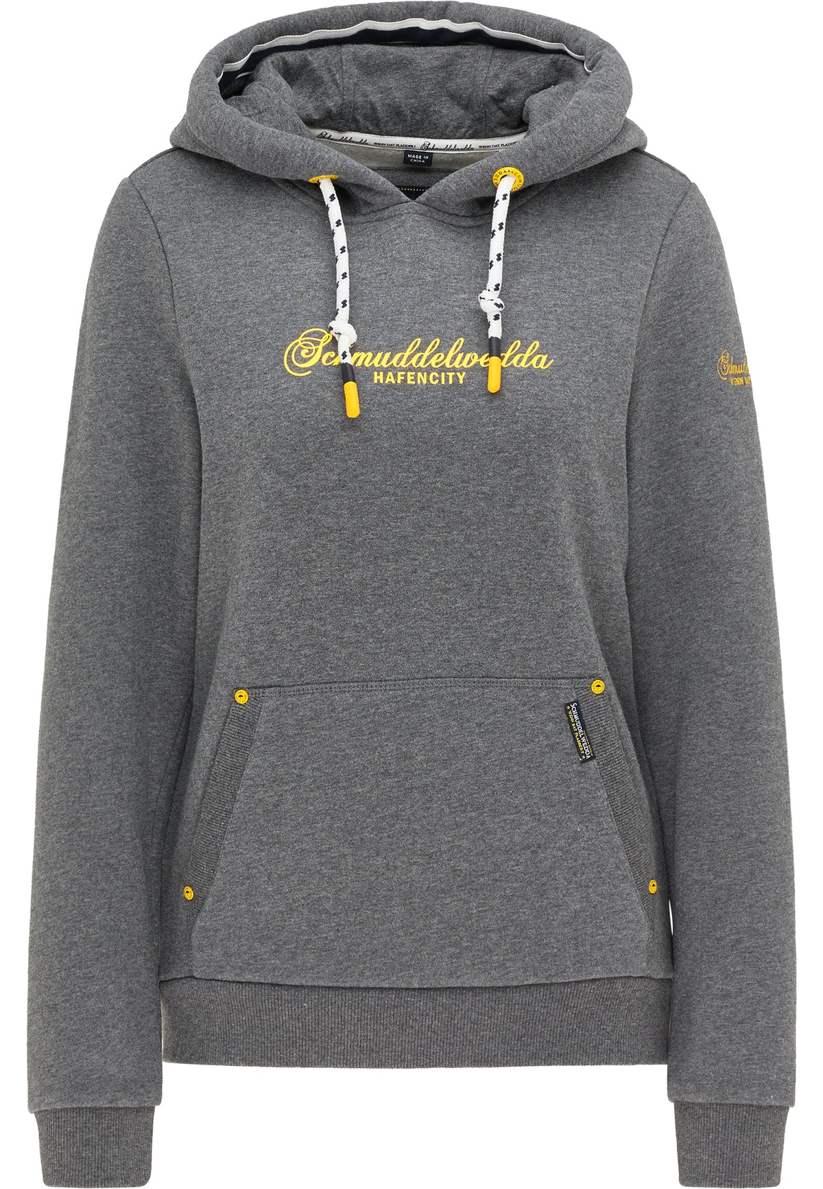 Schmuddelwedda Damen-Hoodie – Hamburg Hafencity
