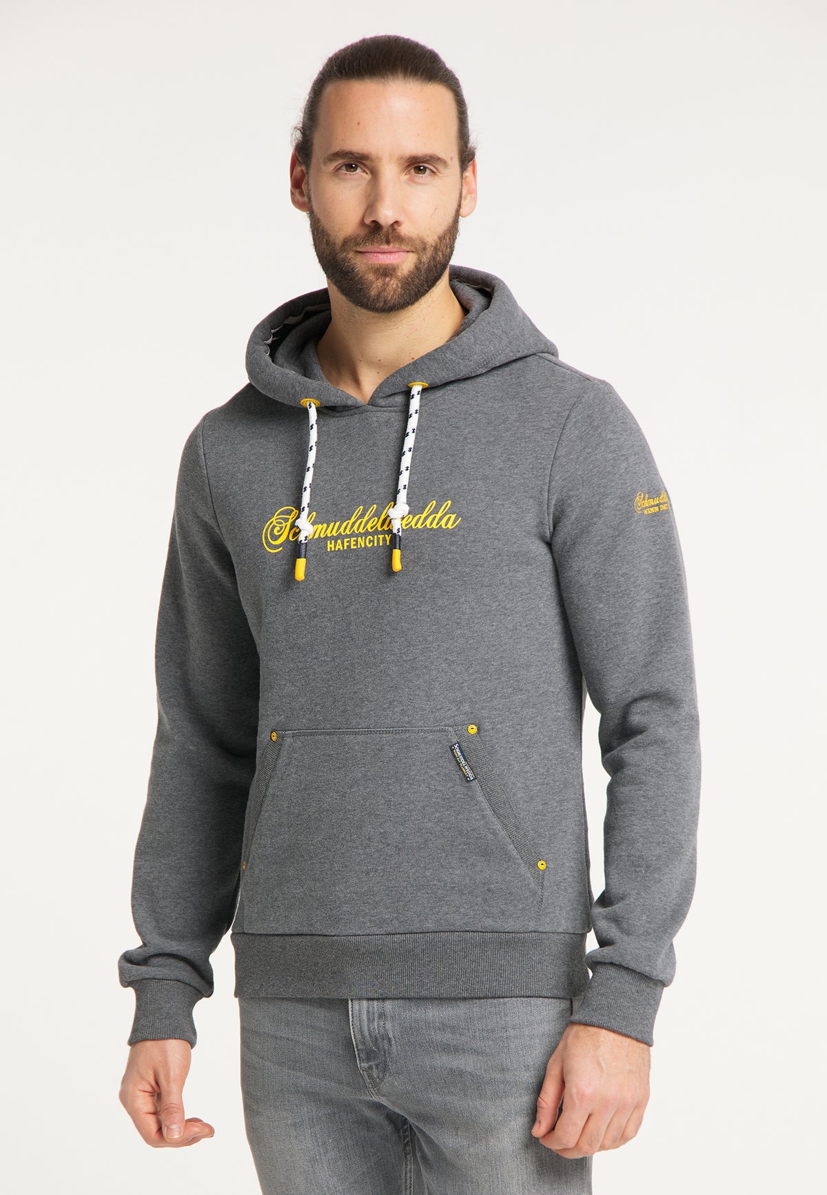 Schmuddelwedda Herren-Hoodie – Hamburg Hafencity